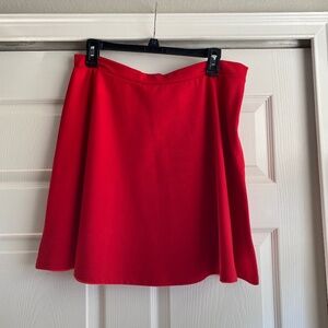 Gap red skirt size large